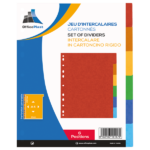 jeu d’intercalaires 6 positions en carton lustrée